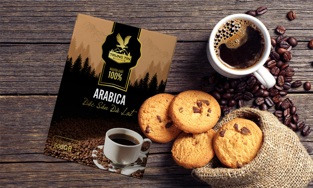 TRUNG TÍN - Dự án sáng tạo mẫu Thiết kế logo và bao bì cà phê Trung Tín